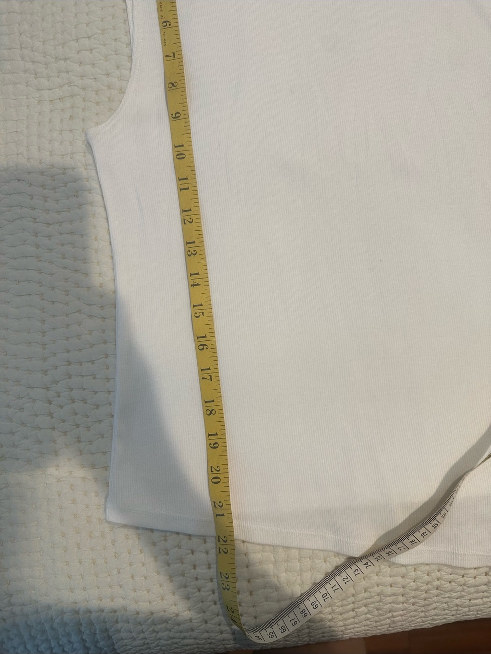 Reformation Ivory Ribbed Tank Top - Picture 9 of 12